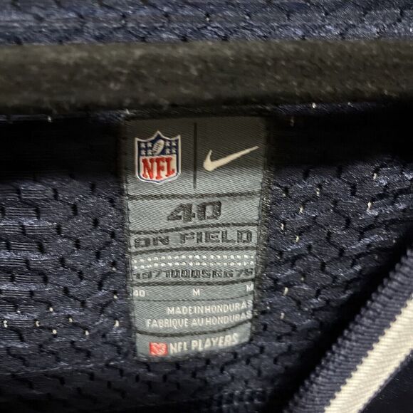 Ezekiel Elliott NFL Jersey MENS XL Nike On Field Dallas Cowboys Blue #21 Size 40 - Picture 3 of 13